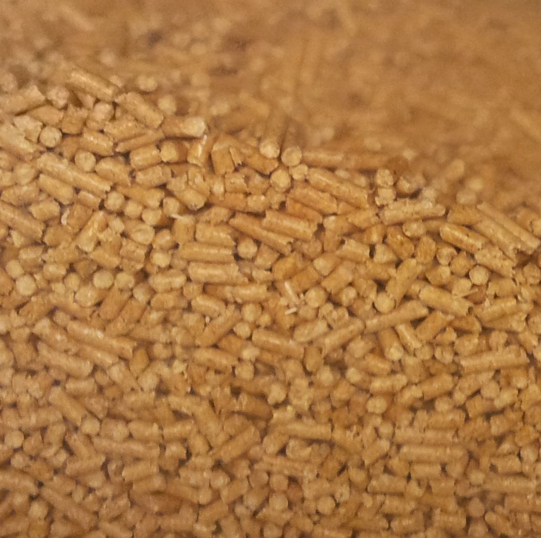 Wood pellet production