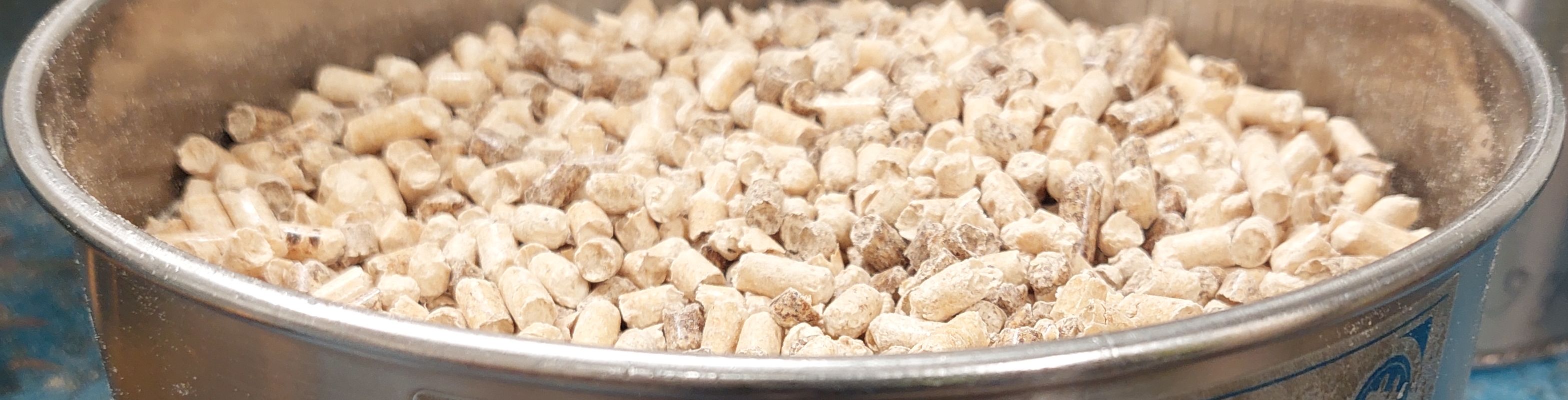 Dashboard screenshot of wood pellet production reporting